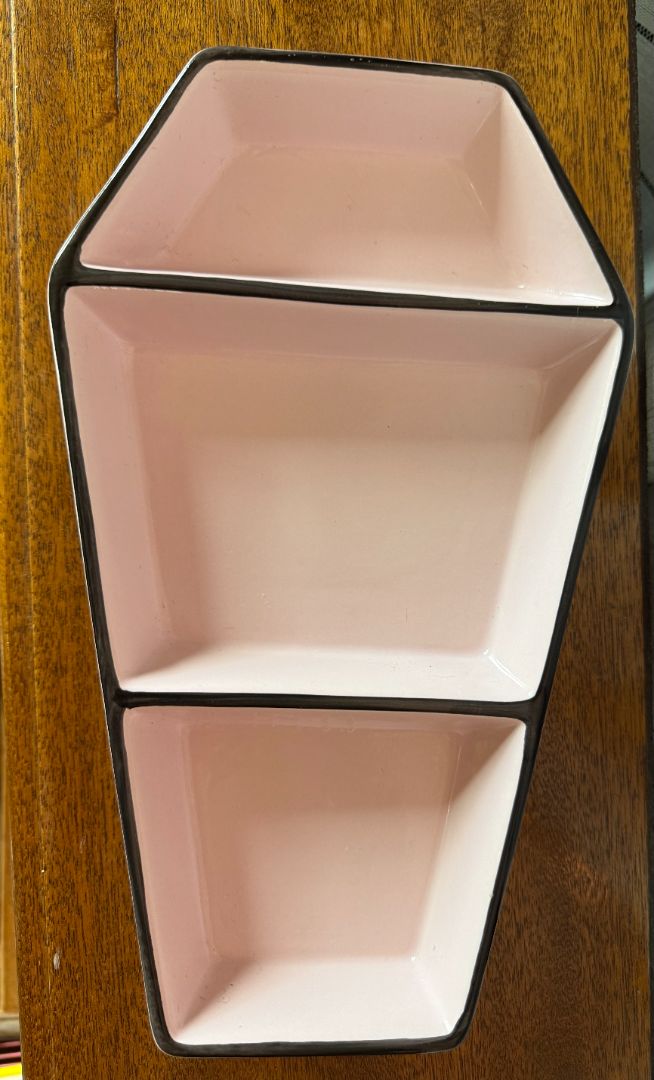 Pink Coffin Serving Tray