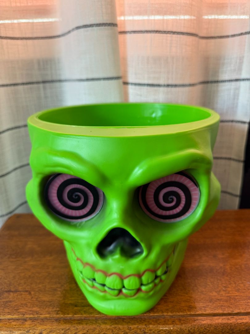 Green Skull Candy Bowl