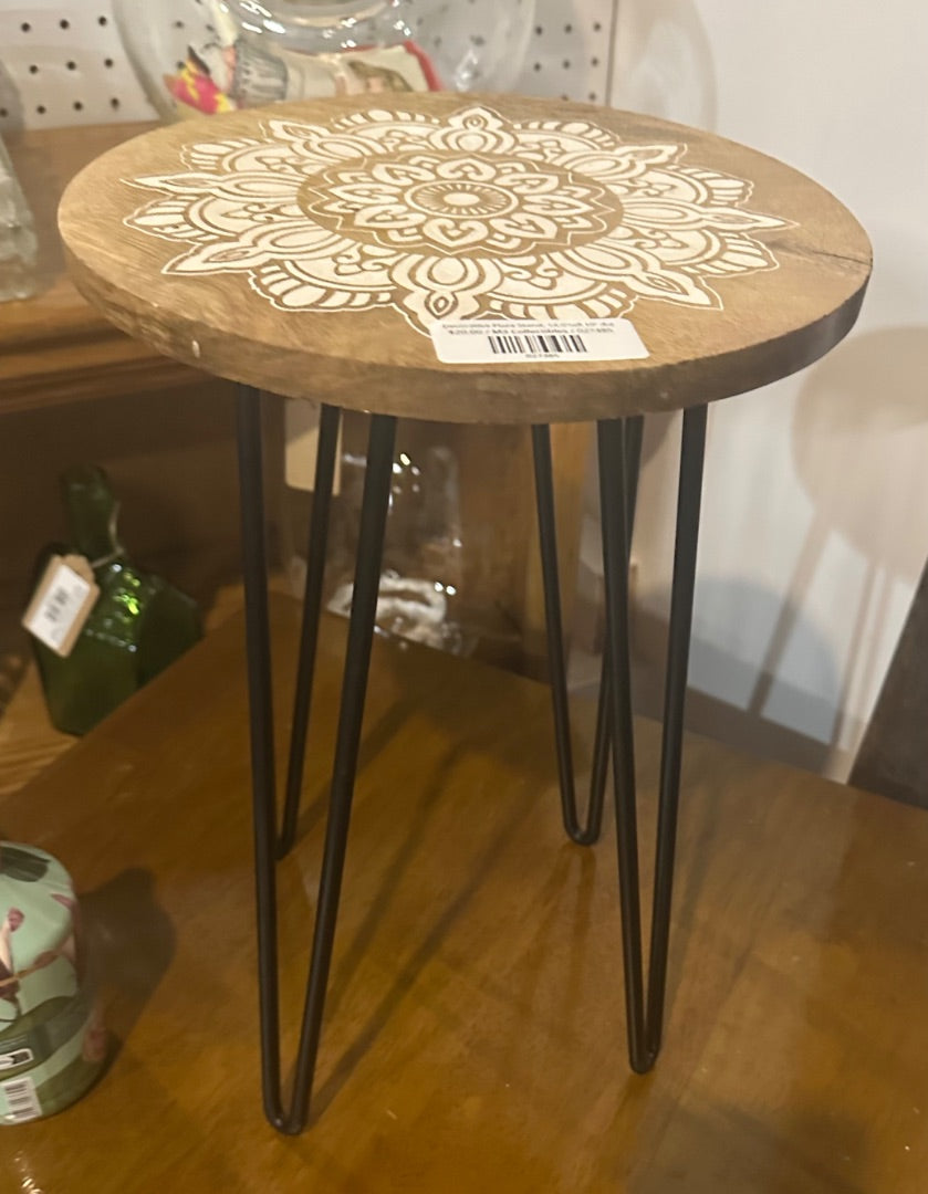 Decorative Plant Stand, 14.5”tall 10” dia