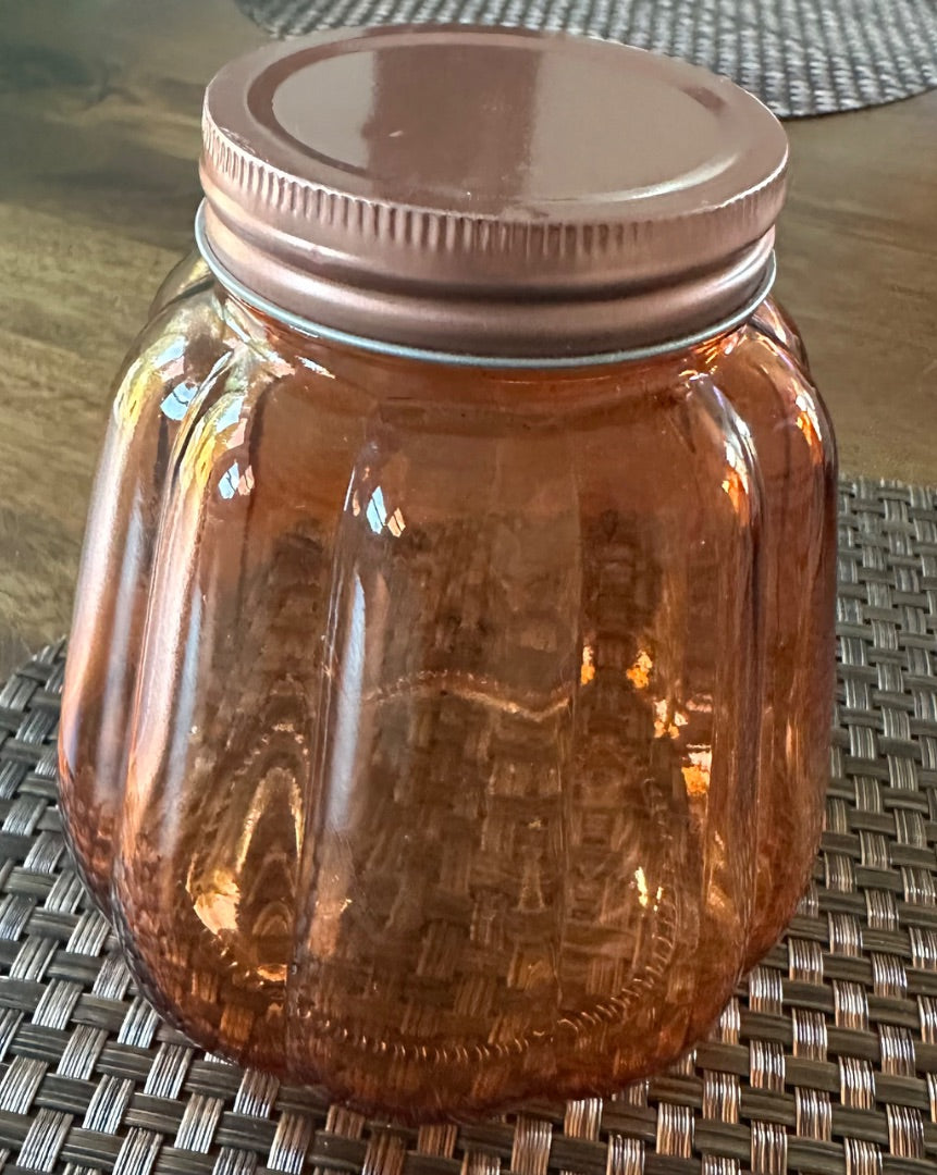 Orange pumpkin type Jar