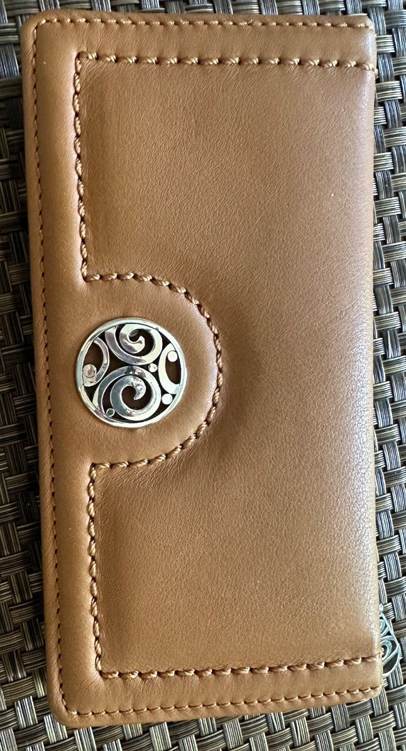 Camel colored Brighton, original wallet, slightly used