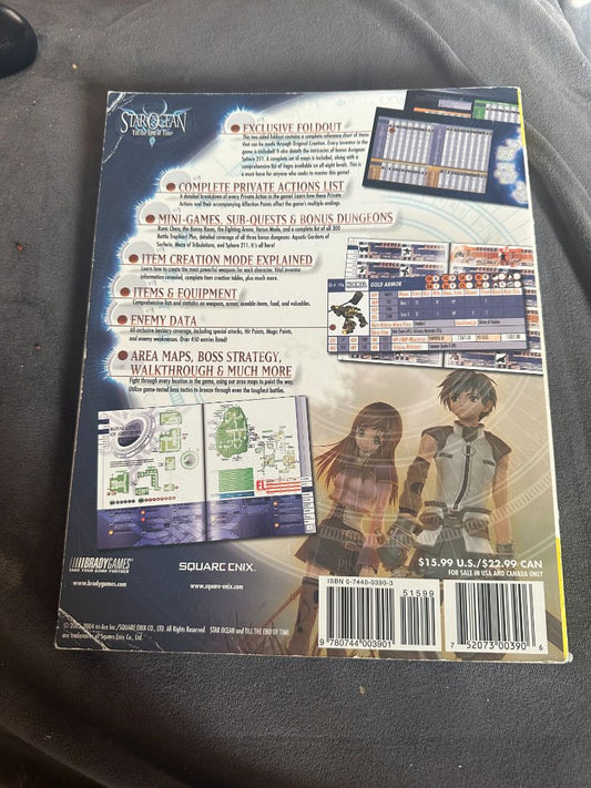 Star Ocean Til The End of Time Strategy Guide