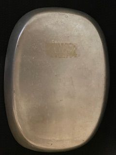 Vtg Pewter Tray