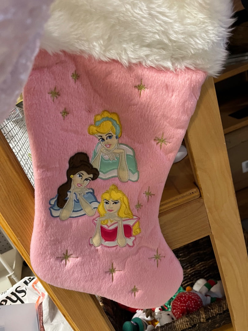pink Disney Pink Princess Xmas stocking