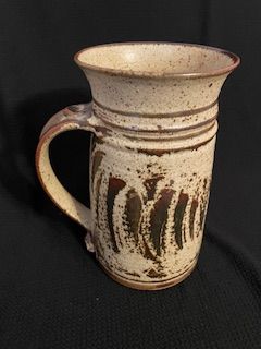 Tall Pottery Mug