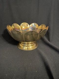 Vtg Brass Bowl