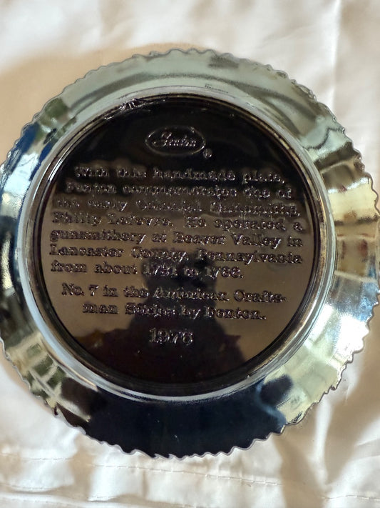 Amethyst Carnival Fenton Fenton American Ceaftsman Series Plate