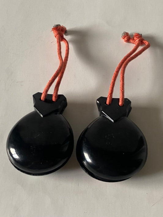 Vtg Wooden Castanets (2pcs)