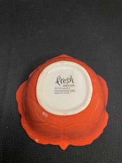 Orange Leaf Bowl