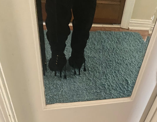 Black Colin Stuart OTK Suede boots, 7