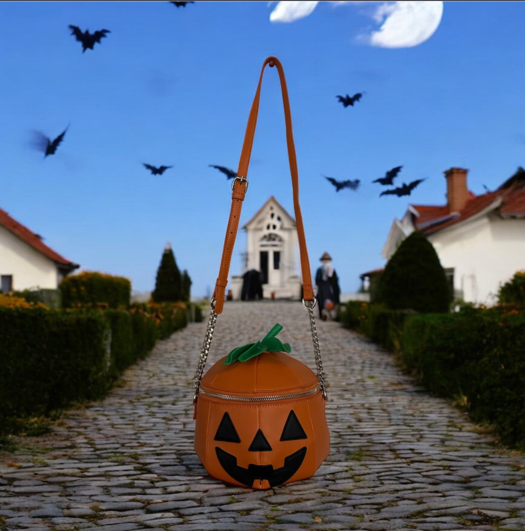 Pumpkin Head Purse