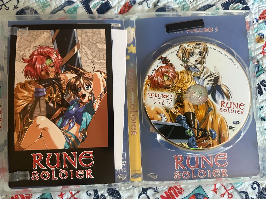 Anime - Louie the Rune Soldier Vol 5 DVD, 8 x 6 x 1