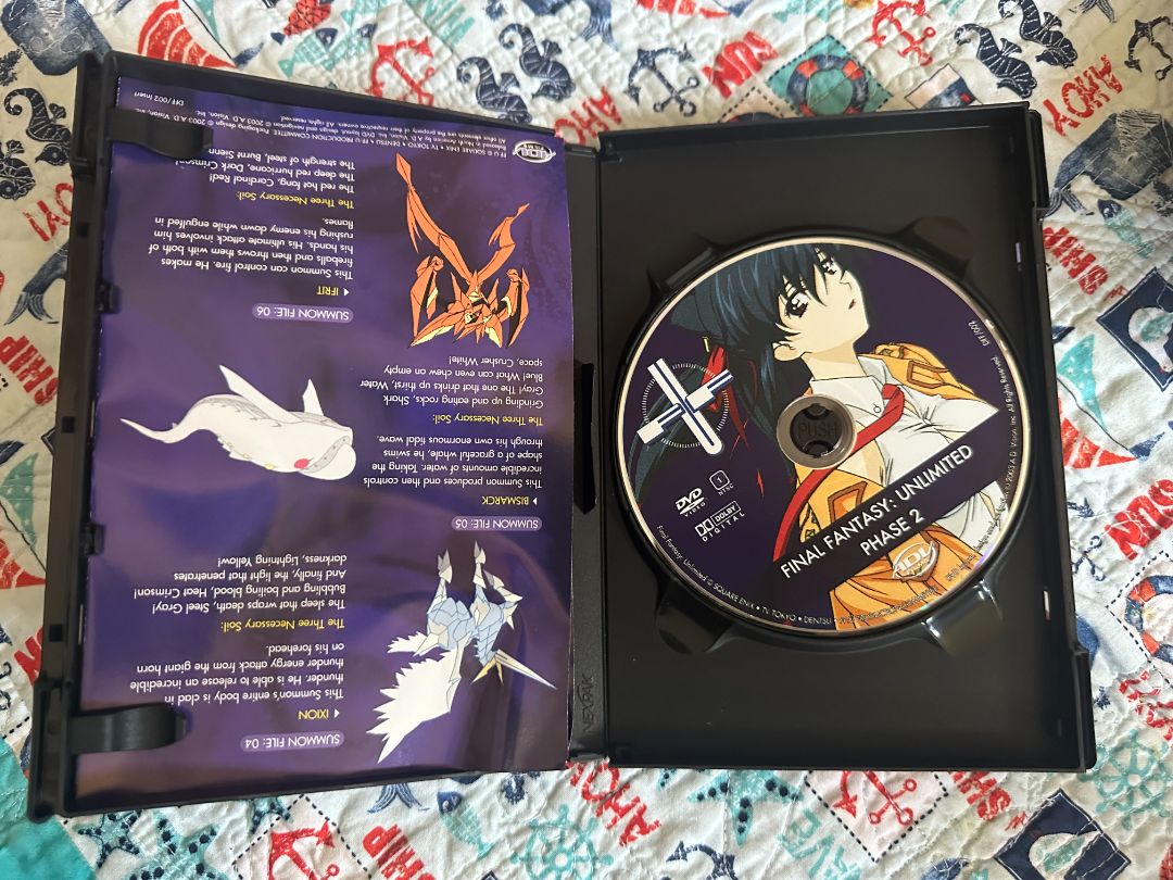 Anime - Final Fantasy Unlimited - Vol 2 - DVD USED, 8. 6 x 1