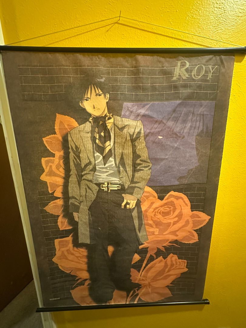 Full Metal Alchemist - Roy Mustang Wallscroll, 32 x 2 x 1