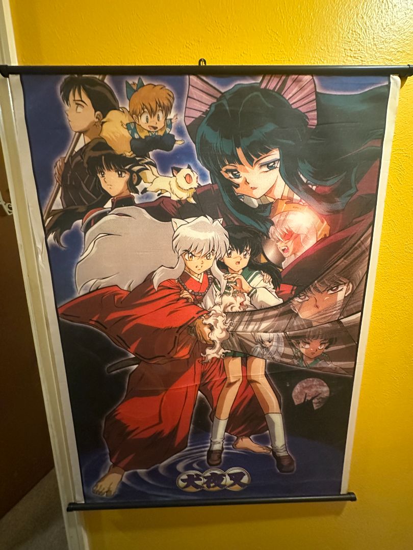 Inuyasha Movie 2 Wallscroll Vintage, 32 x 2 x 1