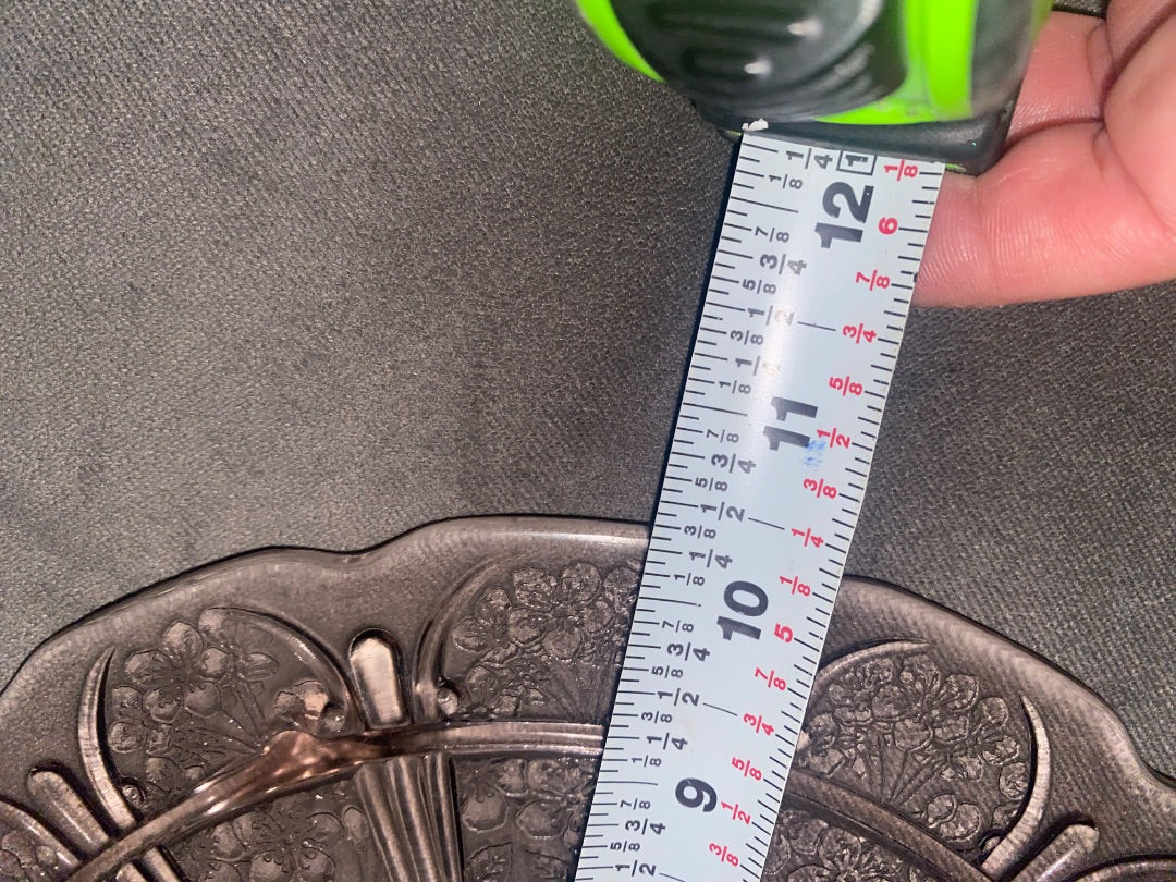 pink Jeanette Cherry Blossom Footed Plate, 10.25