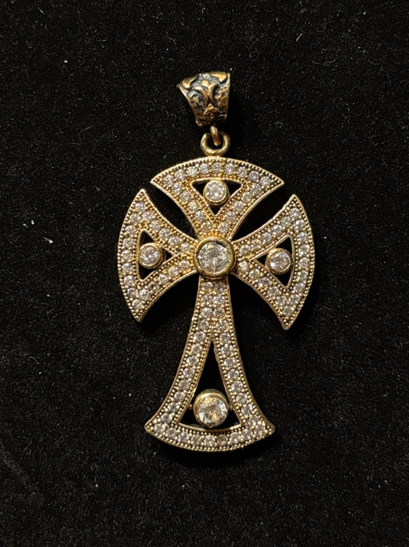 White Crystal cross