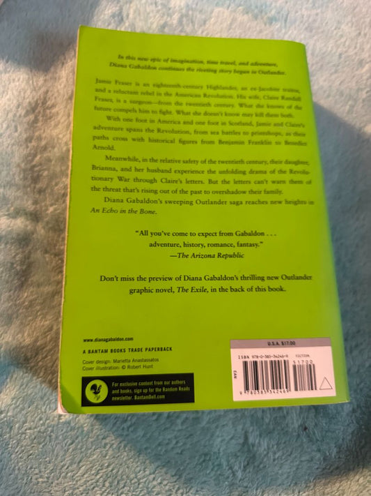 Book - An Echo in the Bone - Diana Gabaldon - Softcover, 12 x 9 x 2