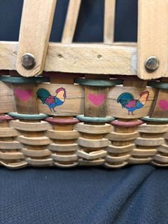 Vtg Chicken Basket