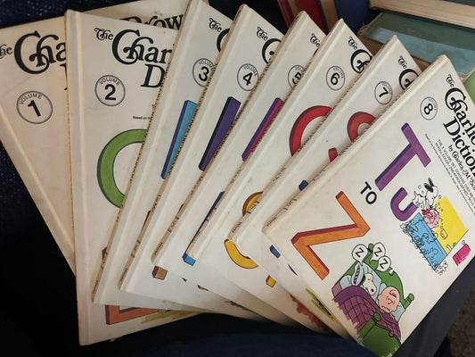 The Charlie Brown Dictionary 8 book Set Complete, 13 x 10 x 4