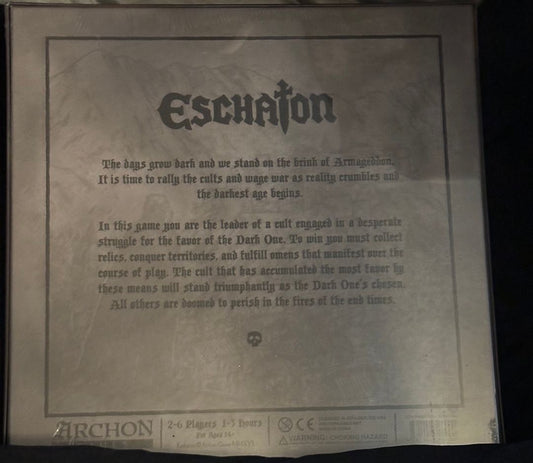 Archon Games Eschaton Board Game, 13 x 13 x 3