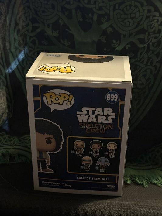Funko POP Wim - Star Wars: Skeleton Crew 4.16-in Vinyl Bobblehead Figure, 4 x 3 x 2