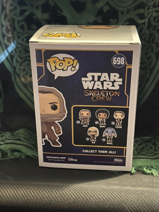 Funko POP Funko POP! Jod - Star Wars: Skeleton Crew 3.8-in Vinyl Bobblehead Figure, 4 x 3 x 2