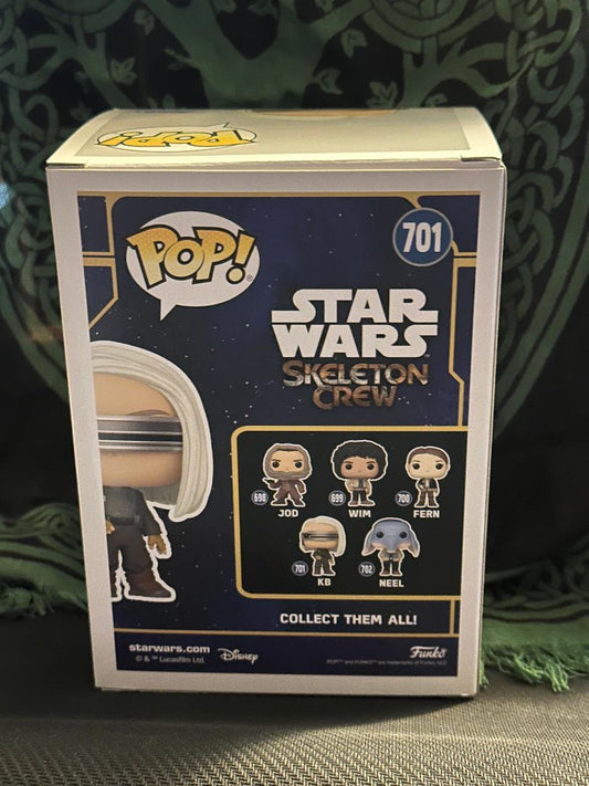 Funko POP Funko POP! Star Wars: Skeleton Crew KB 4.01-in Vinyl Bobblehead Figure, 4 x 3 x 2