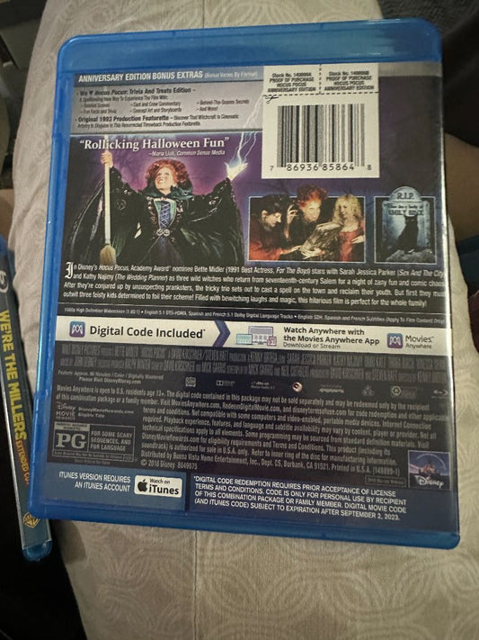 Disney Hocus Pocus - No Digital Bluray, 5 x 4 x 1