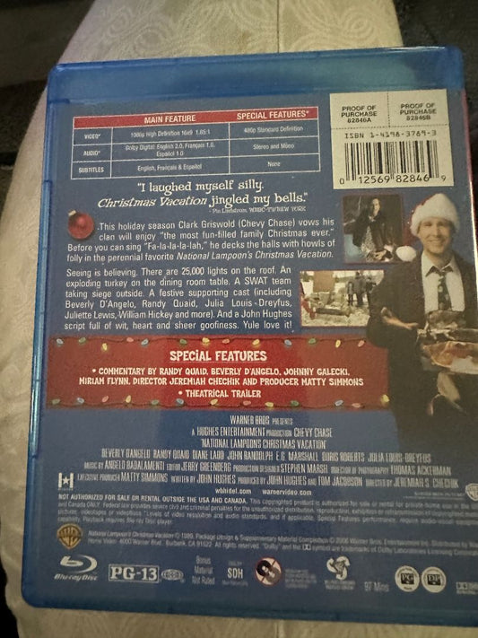 Bluray National Lampoon Christmas Vacation, 5 x 4 x 1