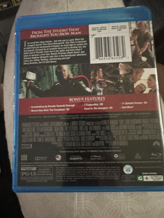 Marvel Thor - No Digital Bluray, 5 x 4 x 1