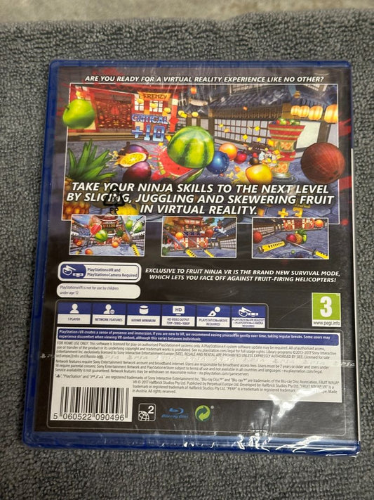 PS4 Fruit Ninja VR Game, 5 x 4 x 1