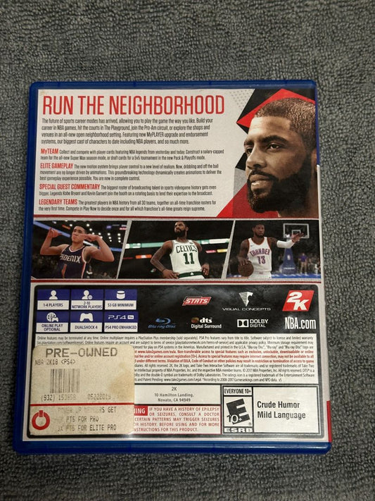 PS4 NB2K18 PS4 Video Game, 5 x 4 x 1