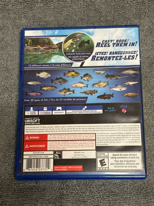 Legendary Fishing PS4 Video Game, 5 x 4 x 1