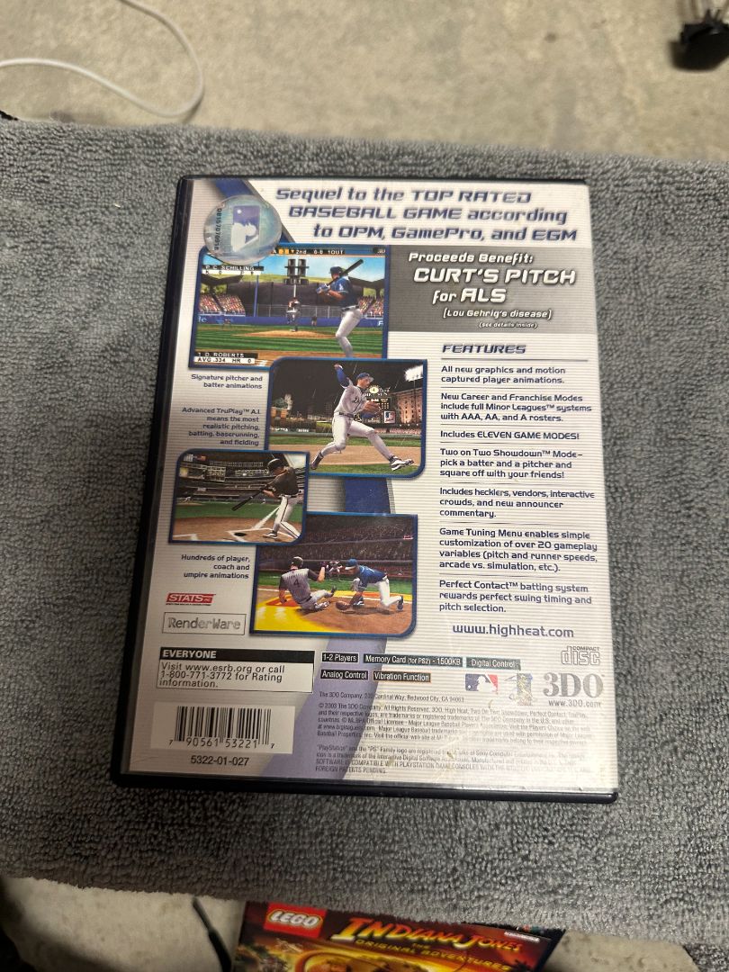PS2 High Heat MLB 2004 PS2 Video Game