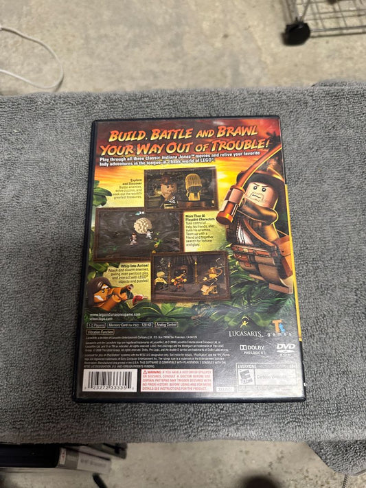 PS2 Indiana Jones PS2 Game, 6 x 4 x 1