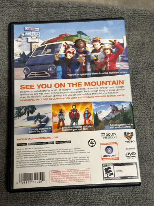 PS2 ShaunWhite Snowboarding PS2 Game, 6 x 4 x 1