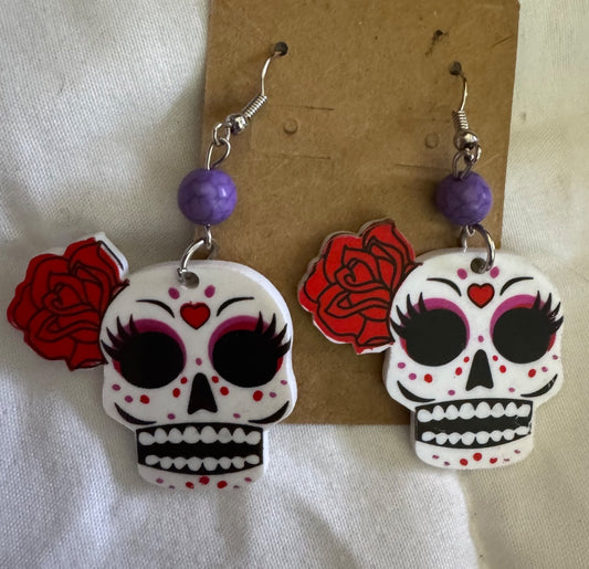Dia de los Muertos earrings