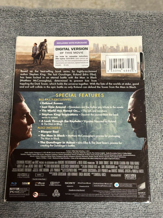 The Dark Tower Bluray - No Digital, 5 x 4 x 1