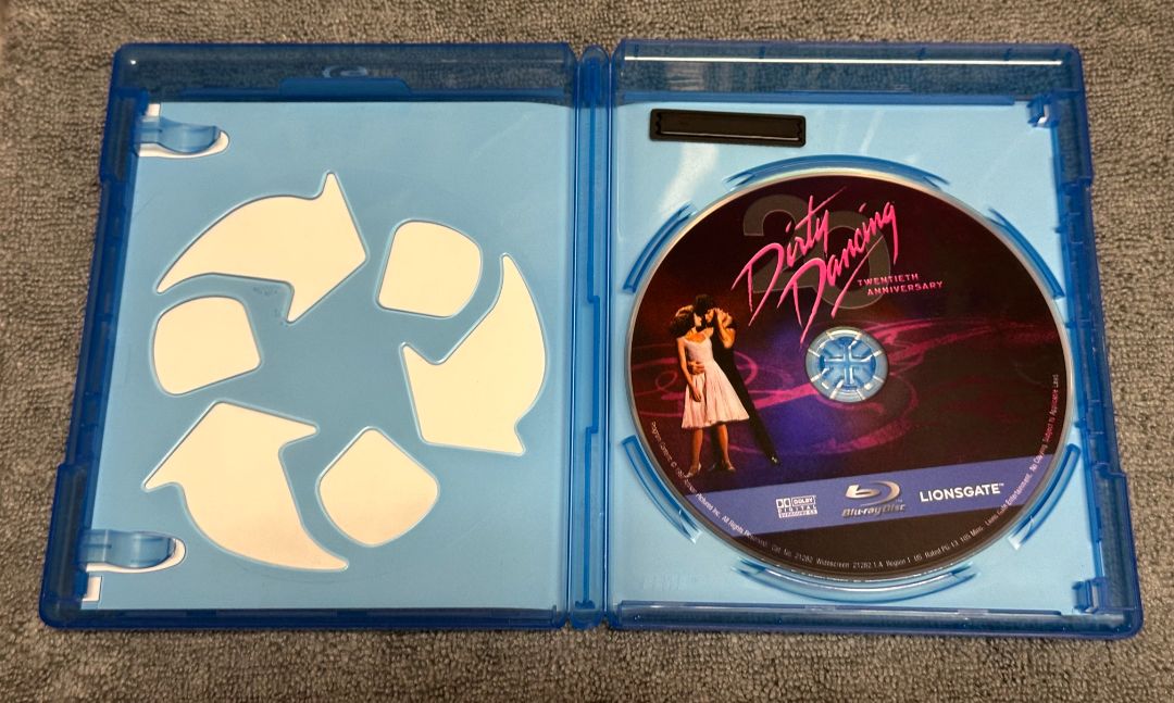 Bluray Dirty Dancing 20th Anniversary Bluray, 5 x 4 x 1