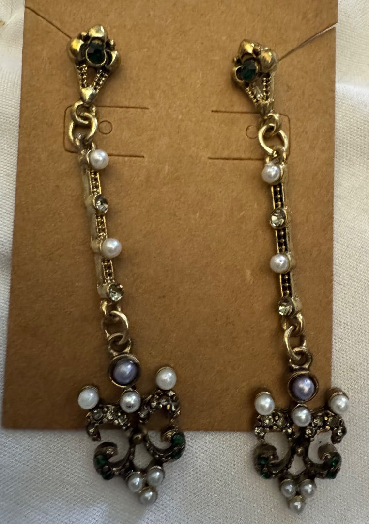 Long dangle earrings