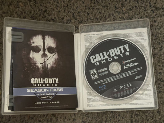 PS3 Call of Duty Ghosts - PS3, 6 x 4 x 1
