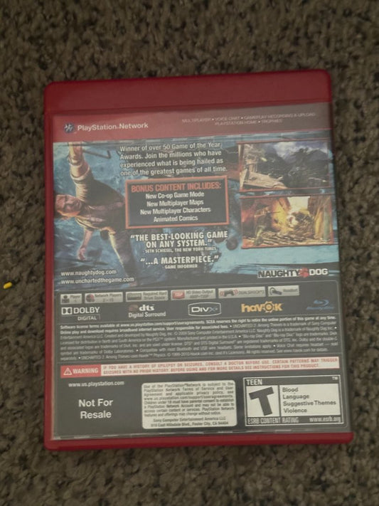 PS3 Uncharted 2 - PS3 - Video Game, 6 x 4 x 1