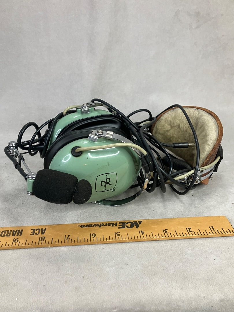 Green and Brown David Clark Headset, Large Size