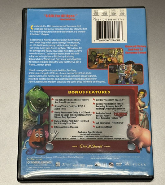 Disney Toy Story - 2-disc set - DVD, 6 x 4 x 1