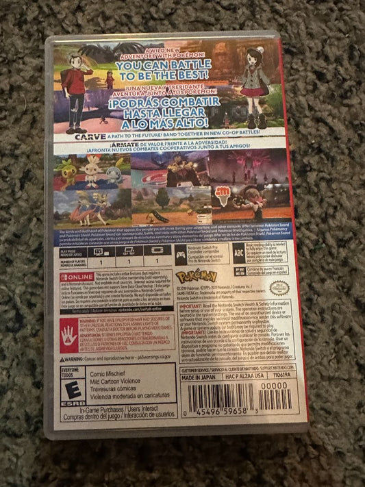 Pokemon Pokemon Sword - Nintendo Switch - Video Game, 6 x 4 x 1