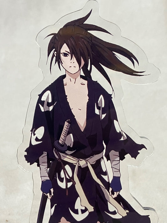 Anime flat board gane like character on stand