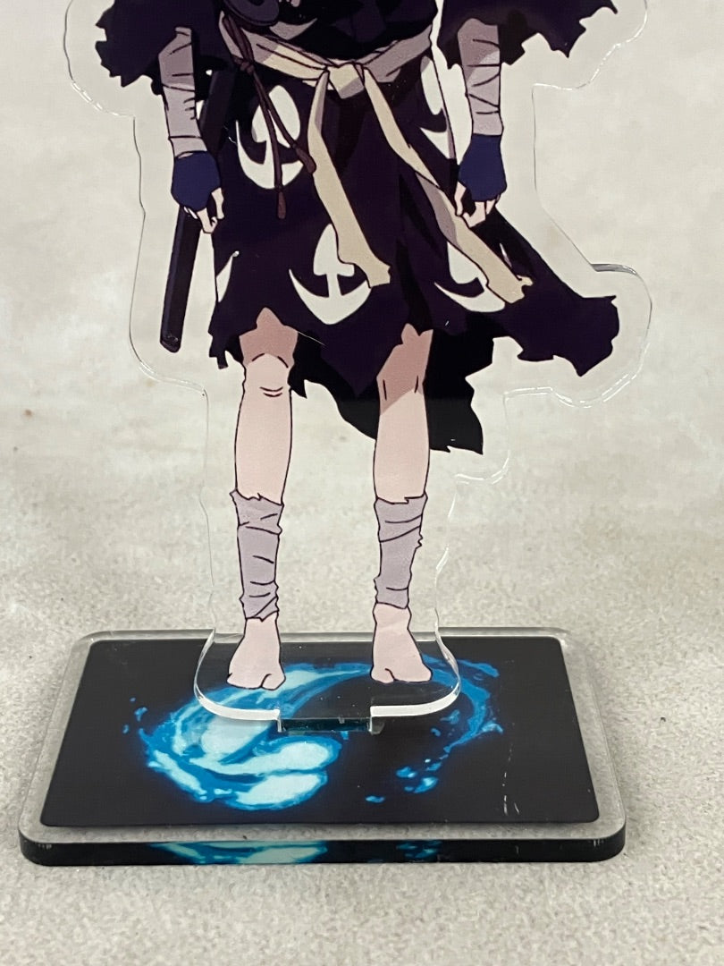 Anime flat board gane like character on stand