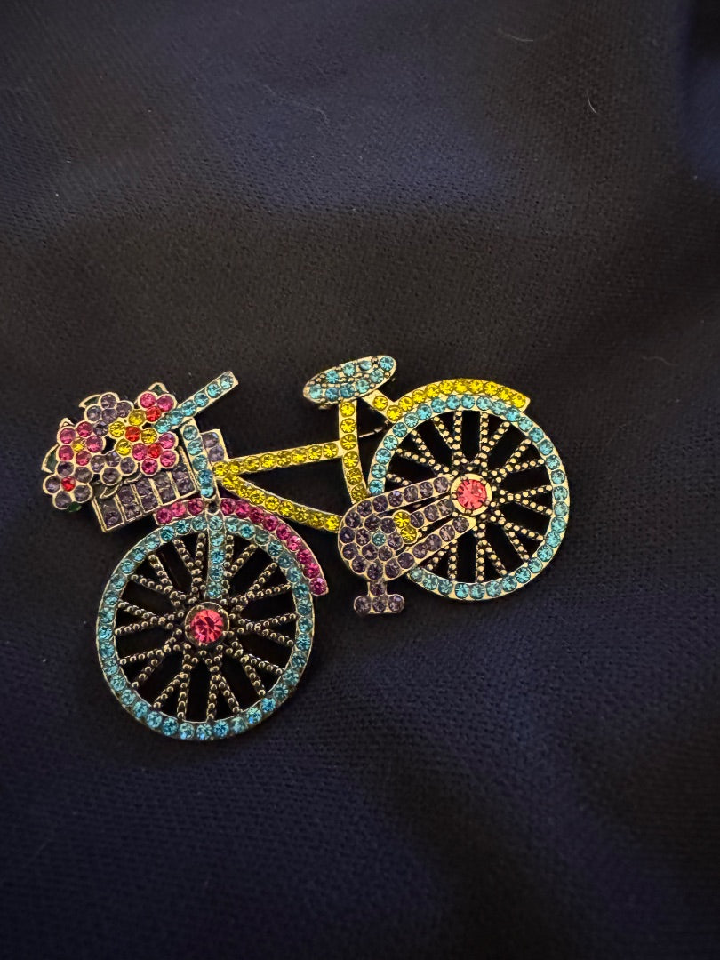 Bicycle brooch