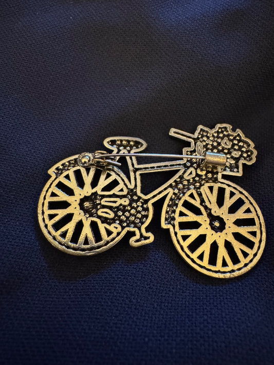 Bicycle brooch
